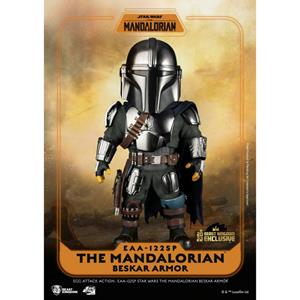 Beast Kingdom Toys Star Wars The Mandalorian Egg Attack Action Action Figure The Mandalorian Beskar Armor 17 cm