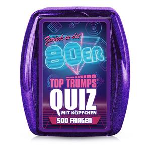 Winning Moves 47162 - Top Trumps Quiz 80er, Wissensspiel