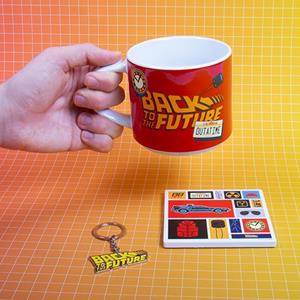 fizzcreations Back to the Future mok, onderzetter en sleutelhanger Fizz Creations Out a Time