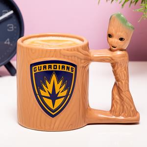 Paladone Products Guardians Of The Galaxy Shaped Mug Groot