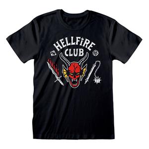 Stranger things T-Shirt Stranger Things – T-Shirt Hellfire Club schwarz neu + Ovp