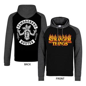 Stranger things Hoodie »Stranger Things – Flaming Logo Pullover/Hoodie Demorgorgon«