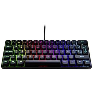 surefiregaming Surefire Gaming KingPin M1 Kabelgebunden, USB Gaming-Tastatur Beleuchtet, Multimediatasten Spanisch,