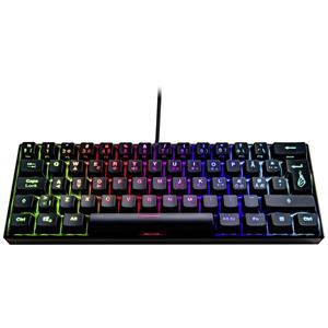 surefiregaming Surefire Gaming KingPin M1 Kabelgebunden, USB Gaming-Tastatur Beleuchtet, Multimediatasten Nordisch,