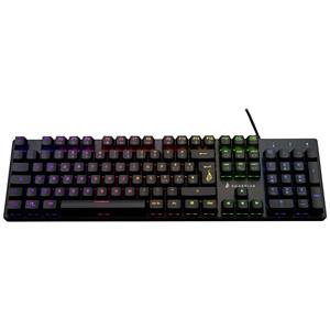 surefiregaming Surefire Gaming KingPin M2 Kabelgebunden, USB Gaming-Tastatur Beleuchtet, Multimediatasten Schwarz