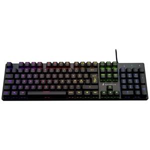 surefiregaming Surefire Gaming KingPin M2 Kabelgebunden, USB Gaming-Tastatur Beleuchtet, Multimediatasten Nordisch,