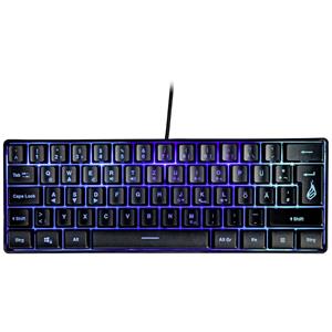 surefiregaming Surefire Gaming KingPin X1 Kabelgebunden, USB Gaming-Tastatur Beleuchtet, Multimediatasten Deutsch,