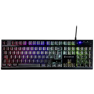 surefiregaming Surefire Gaming KingPin X2 Kabelgebunden, USB Gaming-Tastatur Beleuchtet, Multimediatasten Nordisch,