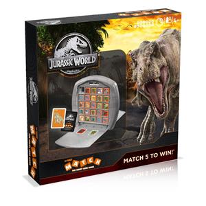 Winning Moves 46657 - Top Trumps Match Jurassic World, Strategiespiel