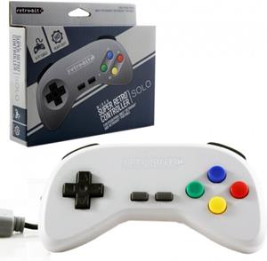 Retro-Bit Wired Super Retro Controller Solo (Grey)