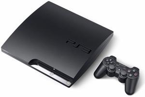 PlayStation 3 slim 160 GB  [K-Model, incl. draadloze controller] zwart - refurbished