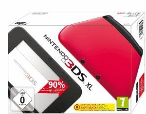 3DS XL [incl. 4GB geheugenkaart] roodzwart - refurbished