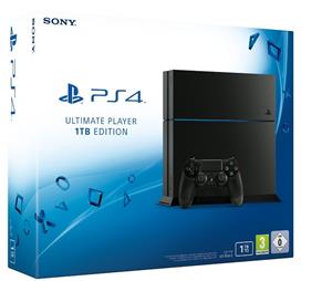 PlayStation 4 1 TB [Ultimate Player Edition incl. draadloze controller] mat zwart - refurbished