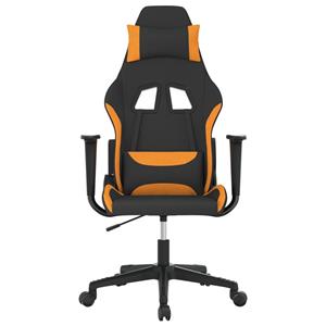 VidaXL Gaming-Stuhl Schwarz und Orange Stoff 