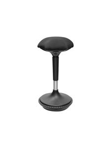 LogiLink Height adjustable wobble stool for sit-stand desk Kruk - ABS rubber - Tot 120 kg