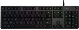 Logitech G G512 Carbon Mechanisch RGB-gamingtoetsenbord - Carbon Dansk/ Norsk/ Svenska/ Suomalainen GX Red Linear