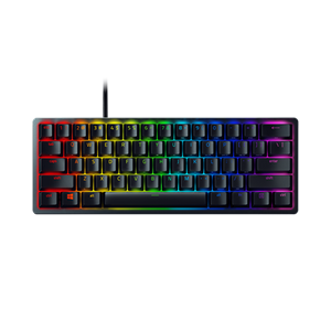 Razer Huntsman Mini 60% Gaming Keyboard - Clicky Optical Switch - Doubleshot PBT Keycaps - Chroma RGB Lighting - French Layout - Black