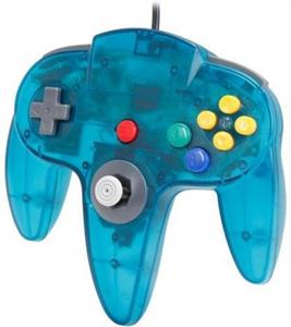 Nintendo 64 Controller Blauw Transparant ()
