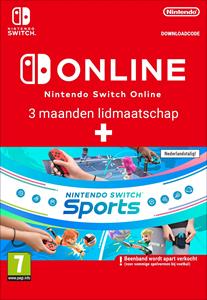 Nintendo Switch Sports +  Switch Online (Individueel lidmaatschap - 3 maanden) -  Switch