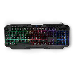 NEDIS Bedraad Gaming Toetsenbord / USB Type-A/ Membrane Toetsen / LED /