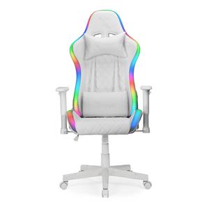 Ranqer Halo gamestoel RGB / LED wit - RQ-HALO-RGB-WHT-1