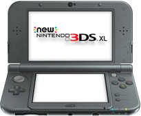 New  3DS XL metallic zwart [incl. 4GB geheugenkaart] - refurbished