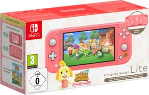 Switch Lite (Coral) Animal Crossing New Horizons Isabelle Aloha Edition