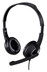 Hama HS-P150 Computer Over Ear Headset kabelgebunden Stereo Schwarz Lautstärkeregelung