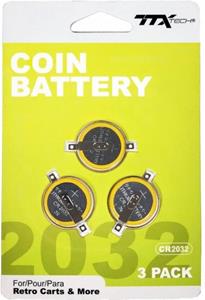 TTX Coin Battery 3-Pack (CR2032)