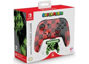 PDP Wireless Rematch Controller - Super Mario Icon Glow in the Dark