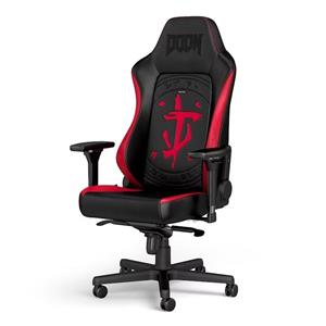 Noblechairs NBL-HRO-PU-DET gamestoel PC-gamestoel Gecapitonneerde zitting Zwart, Rood