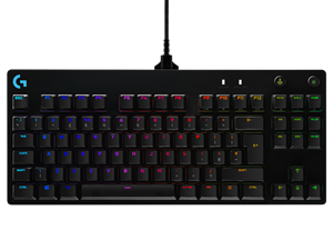 Logitech G PRO KEYBOARD - Black Brits-Engels (Qwerty) Klikken