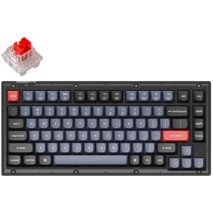 Keychron V1-A1 gaming toetsenbord RGB leds, 75%, Double-shot PBT, hot swap