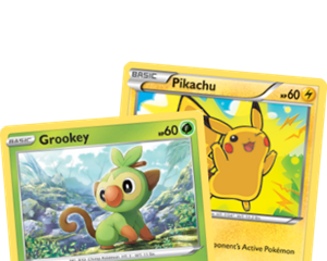 Pokémon POKÉSTARTERS Mini-Set van 4 kaarten inclusief PIKACHU kaart