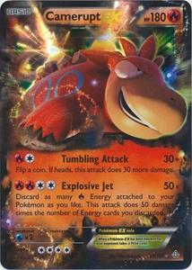 Pokémon Camerupt EX - 29/160 //  kaart (Primal Clash)