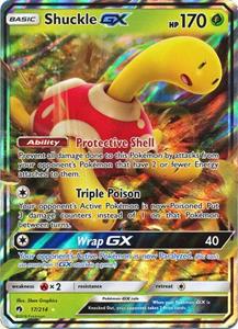 Pokémon Shuckle GX - 17/214 //  kaart (Lost Thunder)