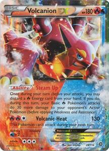 Pokémon Volcanion EX - XY173 //  kaart (Steam Siege)