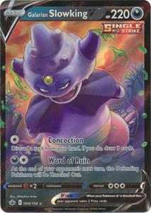Pokémon > Galarian Slowking V - 099/198 //  kaart (Chilling Reign)