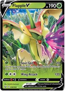Pokémon > Flapple V - 018/163 //  kaart (Battle Styles)