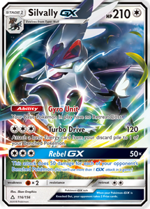 Pokémon Silvally GX - 116/156 //  Ultra Zeldzame  kaart (Ultra Prism)