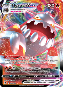 Pokémon Heatran VMAX - 026/189 - Ultra Rare //  kaart (Astral Radiance)