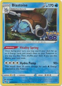 Pokémon Blastoise - 017/078 - Holo Rare //  kaart ( GO)