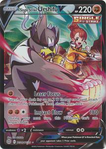 Pokémon Single Strike Urshifu V - TG18/TG30 - Ultra Rare //  kaart (Brilliant Stars)