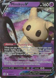 Pokémon Mimikyu V - 068/172 - Ultra Rare //  kaart (Brilliant Stars)