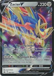 Pokémon Zacian V - 095/159 - Ultra Rare /  kaart (Crown Zenith)
