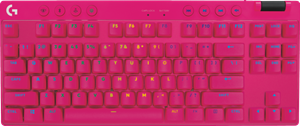 Logitech G PRO X TKL LIGHTSPEED-gamingtoetsenbord - Pink Français (Azerty) Voelbaar