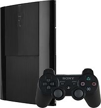 PlayStation 3 super slim 500 GB  [incl. draadloze controller] zwart - refurbished