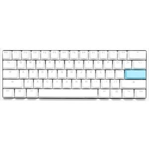 Ducky One 2 Pro Mini White Classic gaming toetsenbord RGB led, Double-shot PBT, QUACK Mechanics, 60%