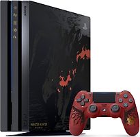PlayStation 4 pro (1 TB) [Monster Hunter: World Edition incl. draadloze controller, zonder spel] zwart - refurbished