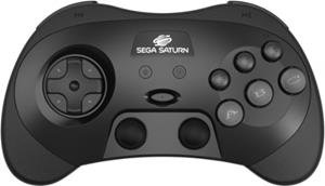 Retro-Bit PRO Controller Black - Controller - Sega Saturn